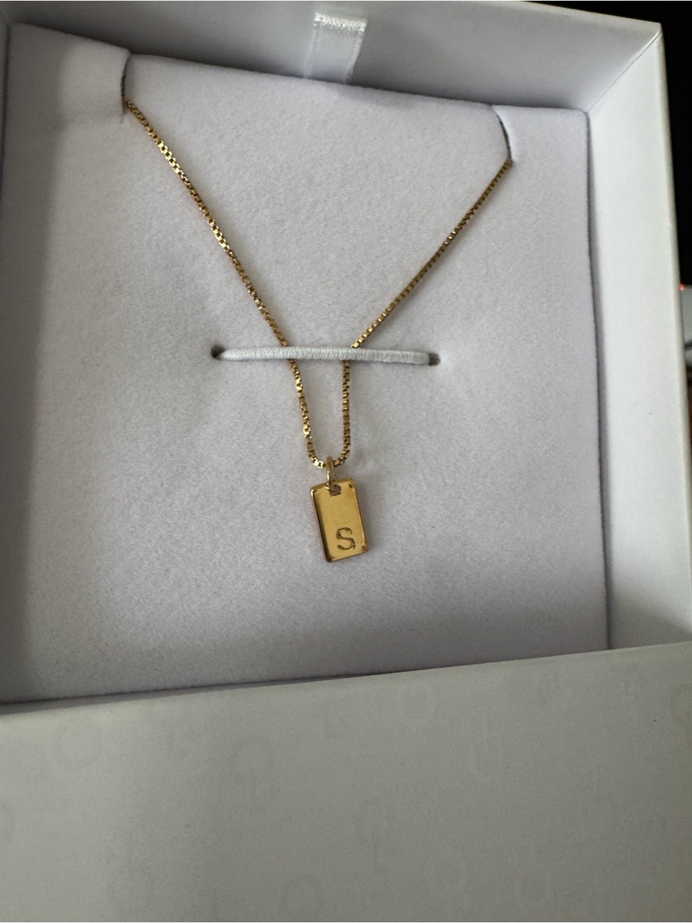 Oak And Luna Gold Initial 'S' Pendant Necklace - Elegant Women's Jewelry Gold